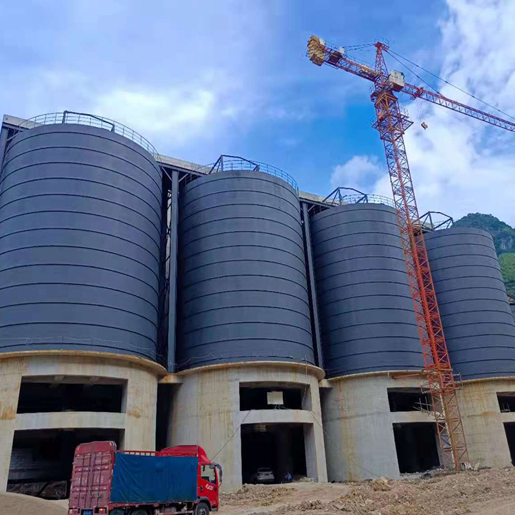 湖南骨料钢板仓建造施工周期从规划到竣工的每一步